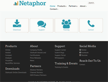 Tablet Screenshot of netaphor.com